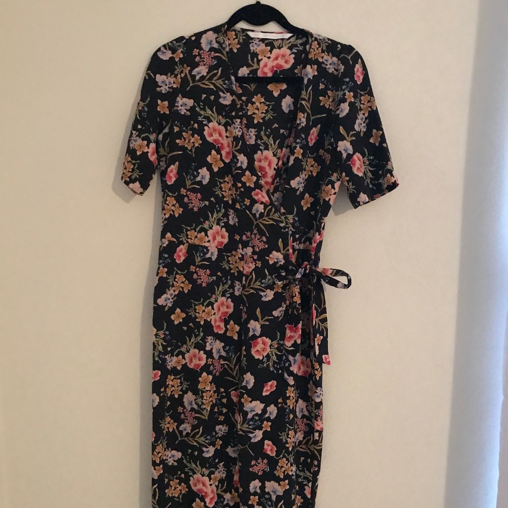 Zara Womens Floral Jumpsuit- Trafaluc Collection
